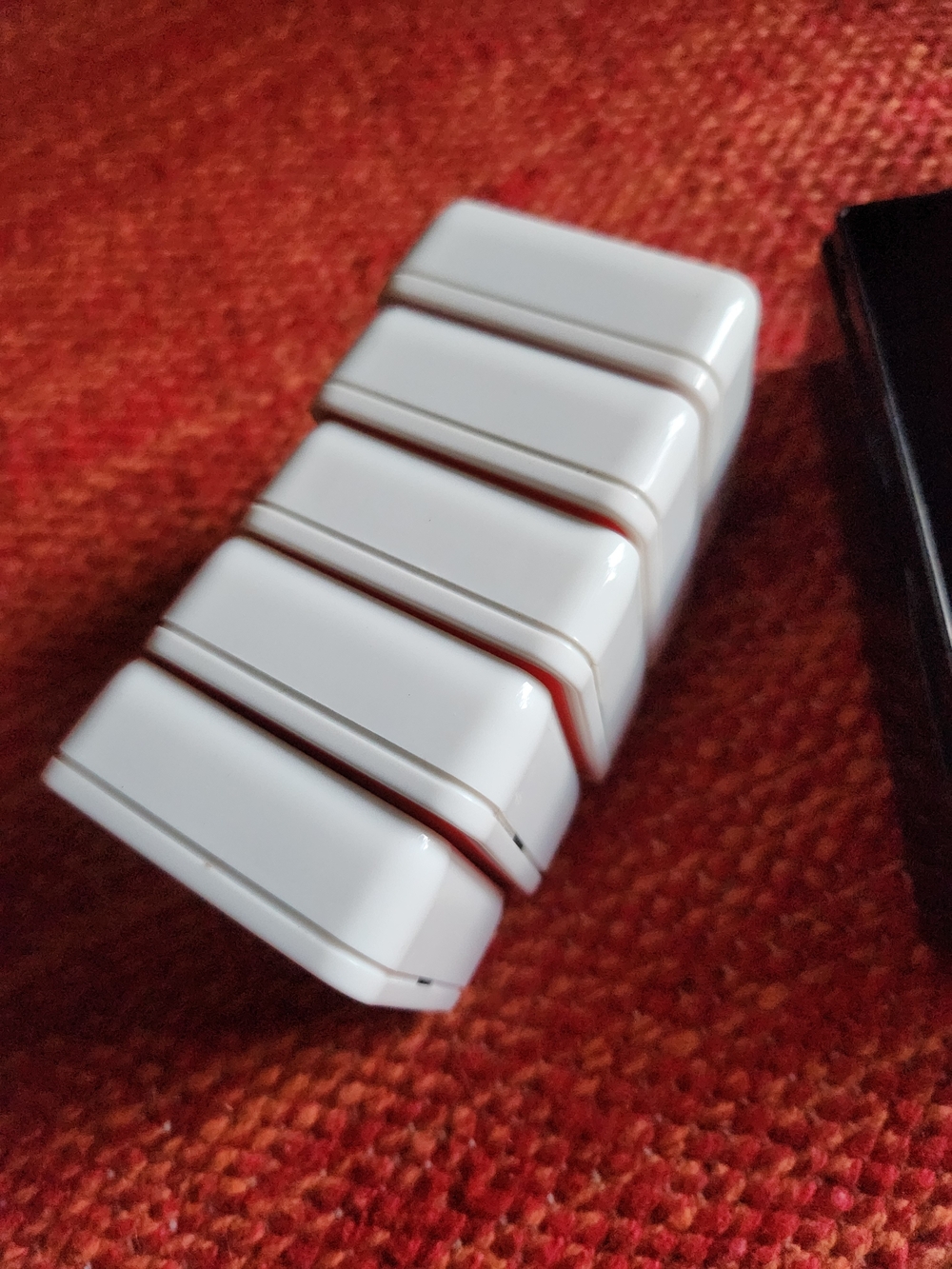 Scrabble Flash Electronic Tile Holder - Black & White with Red Accents - Picture 2 of 4